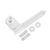 jojofuny Replacement Hinges for Refrigerator Freezer Hinge Set Galvanized Steel