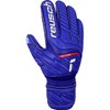 Reusch Attrakt Silver Junior Gloves, Deep Blue/Blue, 8 EU