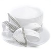 FORBUSITE Church Kentucky Dress Derby Hats for Women White -