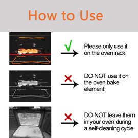 6 Pack Oven Rack Shields - Heat Resistant Silicone Oven Rack Cover 14 inches Long Oven Rack Edge Protector, Protect Against Burns and Scars