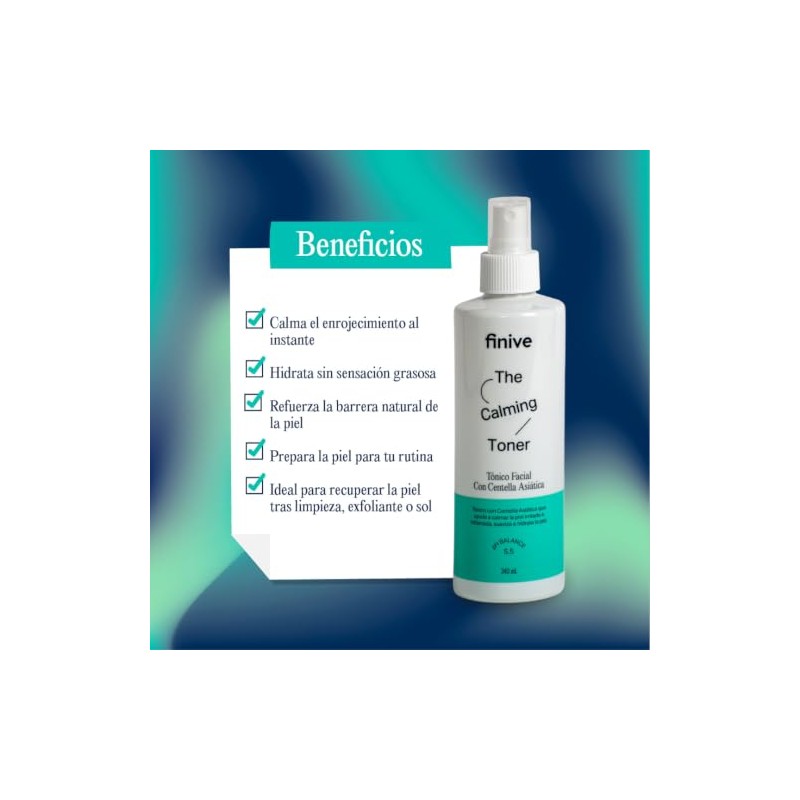 Tónico Facial con Centella Asiática, The Calming Toner, Calma y