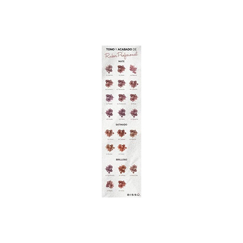Bissú, Rubor Facial En Polvo, Colorete, Blush, Varios Tonos, 6g