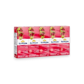 SunRype Strawberry Kiwi Juice Boxes, Pasteurized, Perfect for On-The-Go, 5x200ml