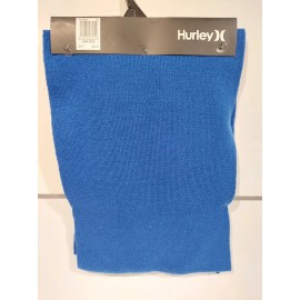 Hurley New Hurley Winter Scarf and Beanie Hat Combo Blue/ White SZ OSFM
