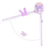 Many Rainbows Kuromi Right-Handed Tranining Chopsticks with Case, Purple