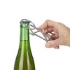 Balvi Tourmalet Bottle Opener Silver in the Shape of a