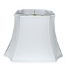 Cloth & Wire Slant Inverted Cut Corner Rectangle Softback Lampshade
