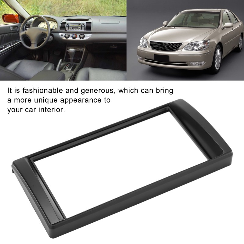 Car Radio Fascia Frame Dashboard Trim 2DIN Replacement for Camry(American