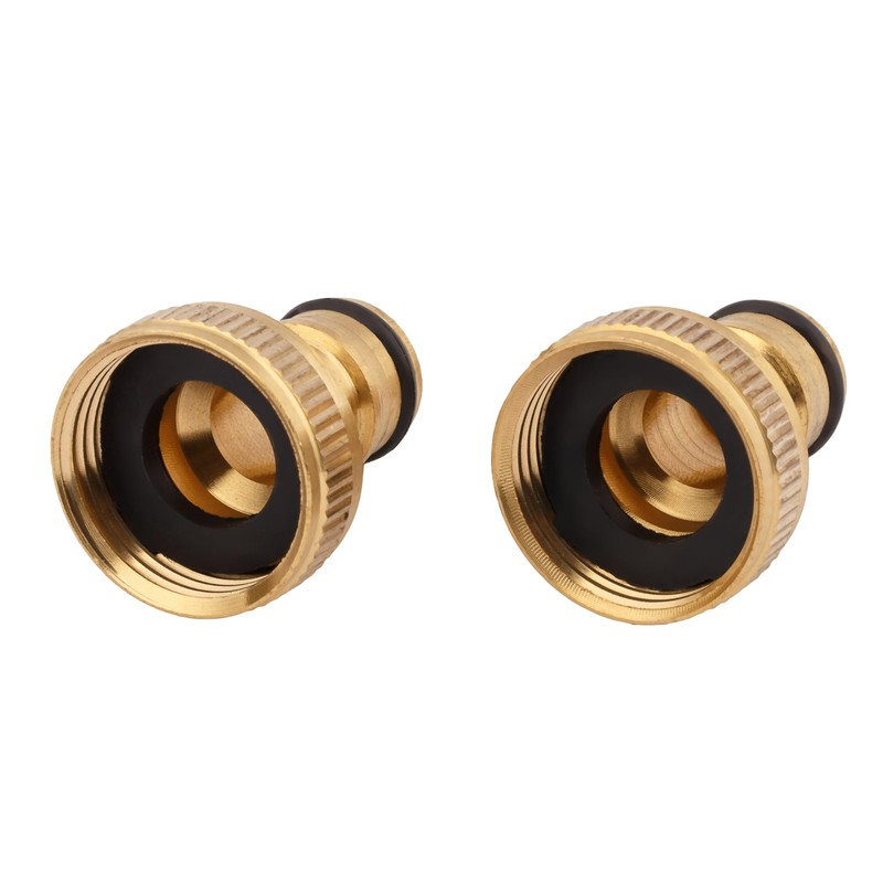 MIVOS 2 x Brass Tap Connector for Taps with 3/4
