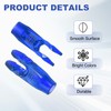 PATIKIL Archery Arrow Nocks 3.2mm ID, 12 Pack Glue on