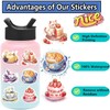 High Tea Afternoon Tea Cute Food Stickers for Kids, Teens,