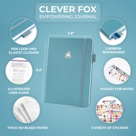 Clever Fox Empowering Journal for Teen Girls (Aquamarine)