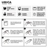 UBICA Tattoo,Semi-permanent Tattoos,2 Sheets Fake Tattoo,Realistic Tattoos Non-Reflective,Waterproof For 1-2