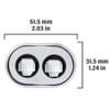 5uF 5MFD CBB65A Condensador de CA de arranque ovalado de