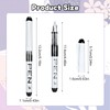 FRIUSATE 9 Black Fountain Pens Disposable for Writing EF Nib