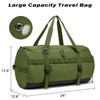 Lyweem Large Travel Duffle Bag for Men with Shoe Compartment