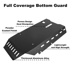 Worldmotop Engine Skid Plate Replacement for Honda Goldwing 1800 GL1800 2001-2017 Belly Pan Motorcycle Engine Protective Skid Plate Cover (black)