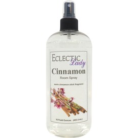 Cinnamon Room Spray, 16 Ounces, No Artificial Colors, Parabens, or Preservatives - Fragrant Aromatic Room Mist For Home, Room, Office