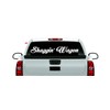 Shaggin' Wagon Back Banner 4x4 Decal Sticker Turbo Diesel Truck