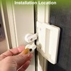 Andersen Screen Door Latch Replacement (6-Pack, White) – Compatible with