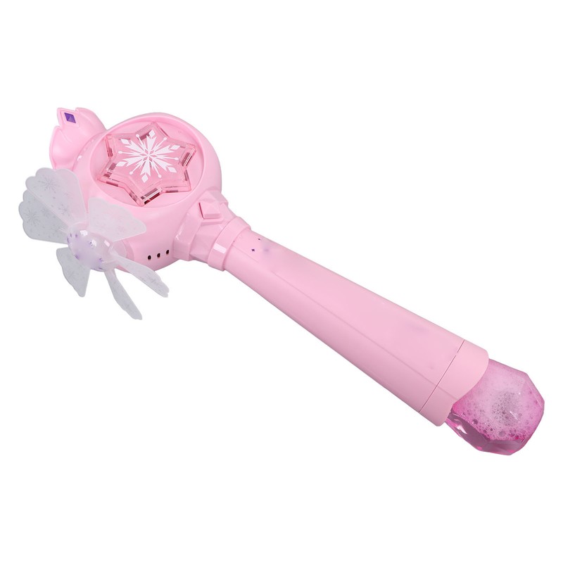 Musical Light Up Bubble Blower Innovative Hexagram Shape Princess Electric