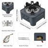 Propane Camping Stove with Carrying Case & Ignition Portable Gas