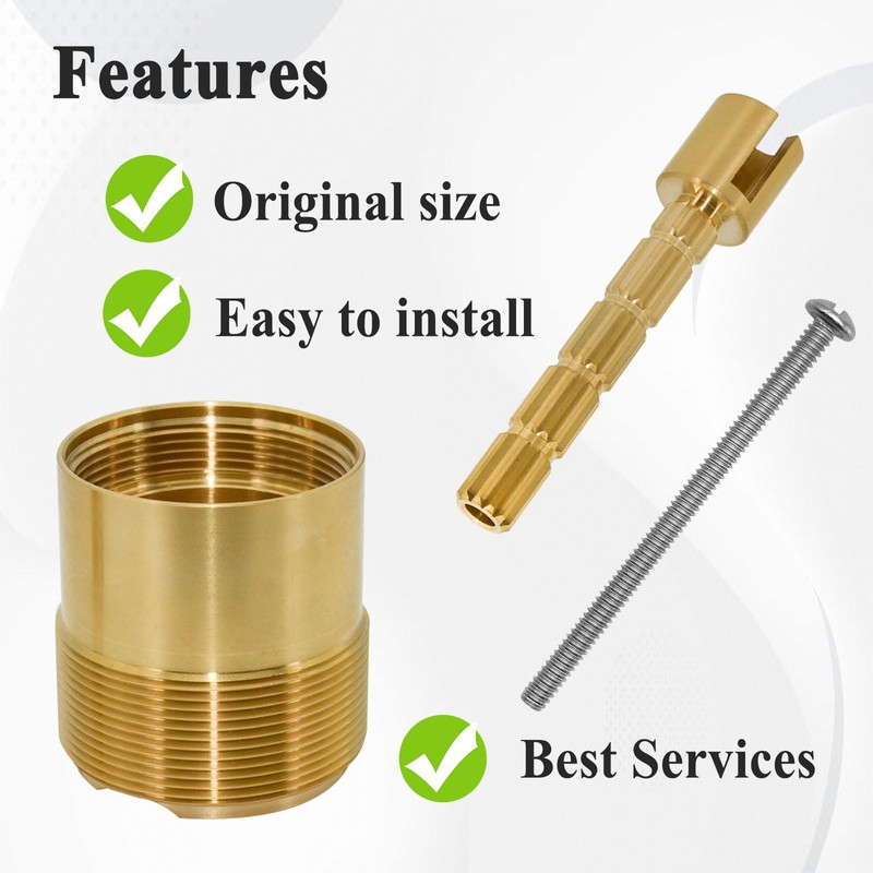 Ebrmeiwo 970-0830 Plumbing Extension Kit for Secure Fit Handle, Replacement