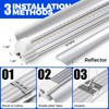 Barrina T8 Grow Lights for Indoor Plants, 5000K White Full