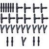 YehVeh 30 Pack Windshield Wipers Hose Connector Water Washer Pipe