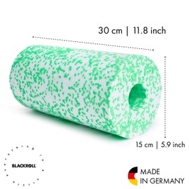 BLACKROLL MED Foam Roller Rollo de 30.5 x 15.2 cm blanco/verde