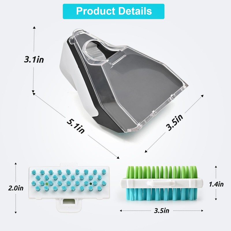 Shark PX201 3.5"Tough Stain Cleaning Brush Attachment for with Shark