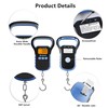 UNIWEIGH Digital Fishing Scale with Lip Gripper,Tape and Ruler,110lb/50kg Postal