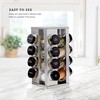 Kamenstein 16 Jar Heritage Revolving Countertop Spice Rack Organizer with