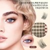 Pestañas Extensions Kit 144 Piezas H02 Curvatura D 8-18 Mm