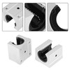 SBR20UU Aluminium Alloy Open Linear Motion Bearing Sliding Block 3D