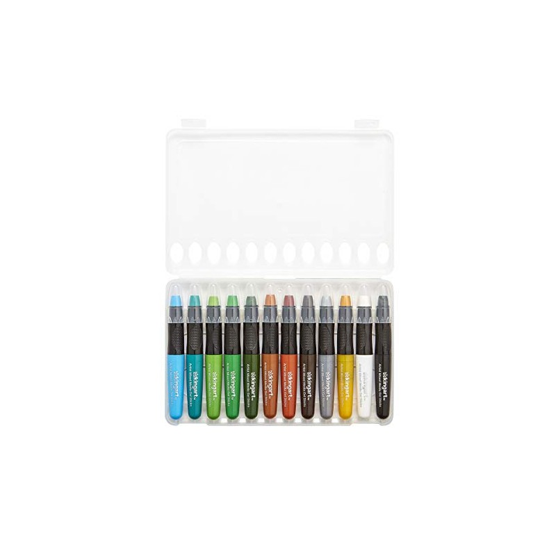 KingArt Studio - Juego de 24 varillas de gel mixtas