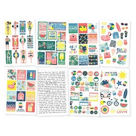 Simple Stories Sunshine & Blue Skies Stickers 4"X6" 8/Pkg-