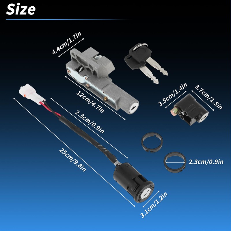 TUCKBOLD Motorcycle Ignition Switch Set for Surron Light Bee X/S