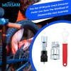 Sliver Bicycle Crank Extractor Puller,Bottom Bracket Remover Crank Arm Remover