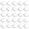 Gearzaar 1000Pcs 0.8mm Hot Stapler Staples Repair Kit For Plastic