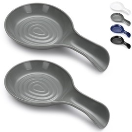 Kyraton Spoon Rest, Plastic Spoon Holder Kitchen Rest, Kitchen Utensil Rack for Spoons, Tongs, Spatulas, Spoon Rack for Hob, Dishwasher Safe