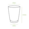 BIOZOYG Paper Cups, Pack of 25, 300 ml / 12