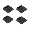 LUYING Caster Stopper, Fixed, Anti-slip, Dent Prevention, Silent, Vibration Absorption,
