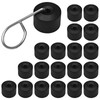 20PCS Car Wheel Lug Nut Covers, 17mm Black Lug Nut