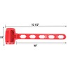 HAWK Red Plastic Hammer | Hexagon Openings In Handle |