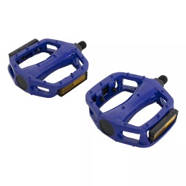 OG NEW! 505 BICYCLE ALLOY PEDALS IN BLUE COMPATIBLE WITH 1/2 CRANK