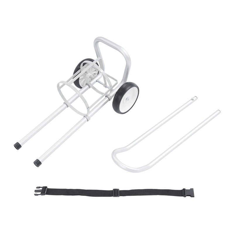 2 PCS Oxygen Cylinder Cart, Portable Rolling Oxygen Tank Cart