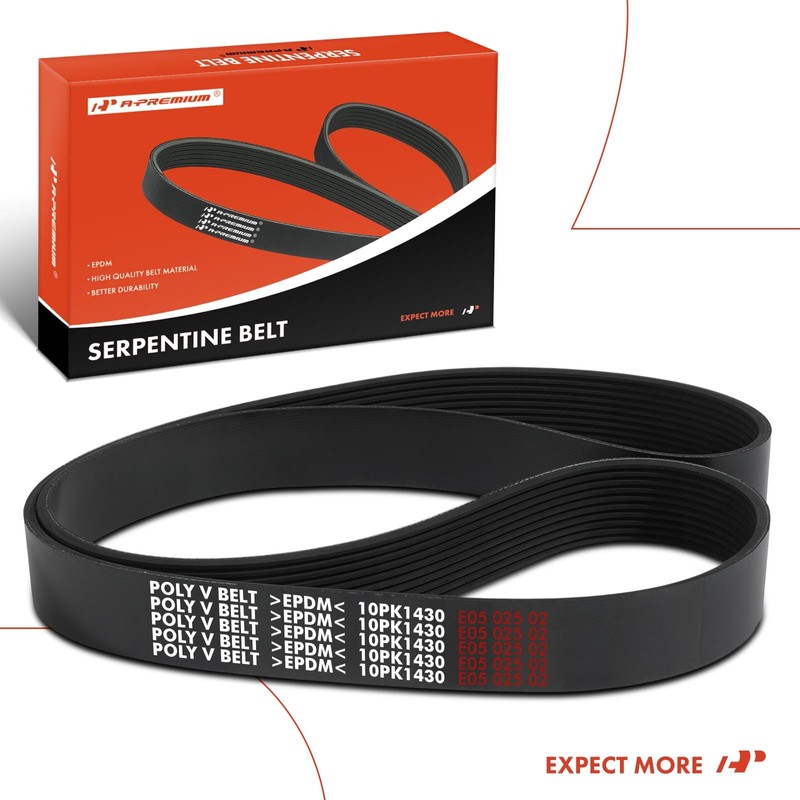 A-Premium Engine Serpentine Drive Belt Compatible with Freightliner Cascadia 2022