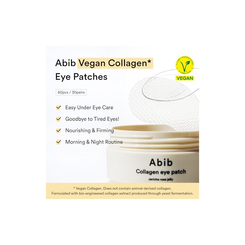 Abib Parche para Ojos de Colágeno Gelatina de Rosa de