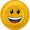 Heku Party Plates Smiley Pack of 10, Diameter Approx. 23